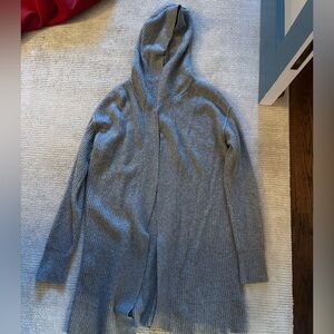 Grey long cardigan